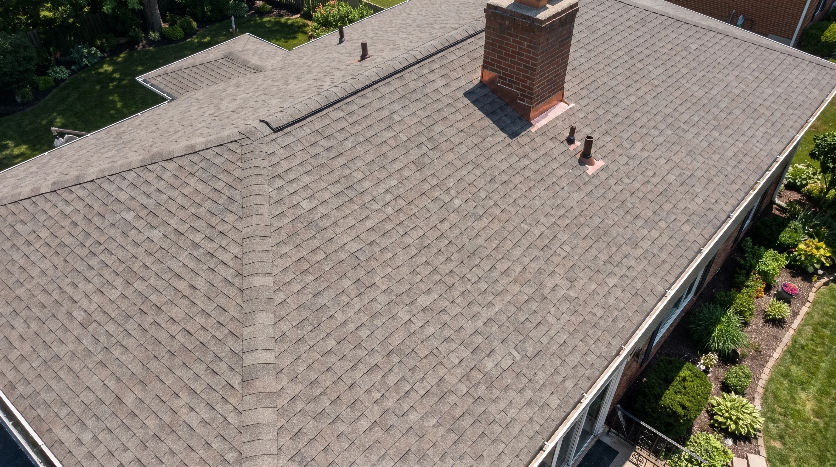 Completed project aerial view